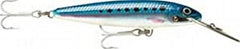Rapala BSRD Blue Sardine Minnow lure enhances sea bass action and trolling