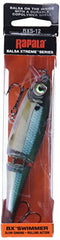 The BX Swimmer's blue back herring hue offers sinking action for luring freshwater species.