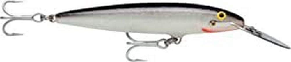 Rapala CD7MAG silver minnow countdown lure ready for deep-water trolling