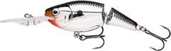 Rapala chrome jointed shad rap lure tank-tested display highlights consistent action