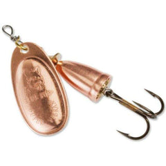 Rapala Classic Vibrax 01 copper finish boosts visibility in murky water