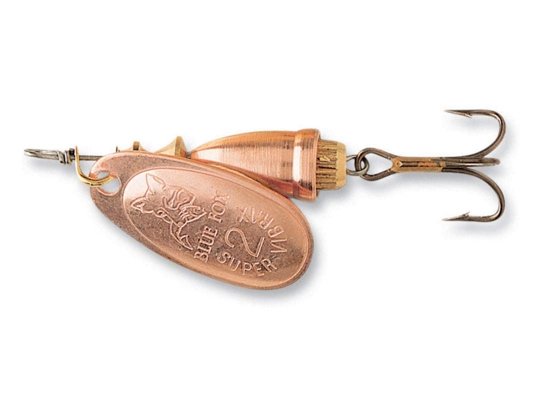 Rapala Classic Vibrax 01 spinner spins smoothly to reduce line tangles