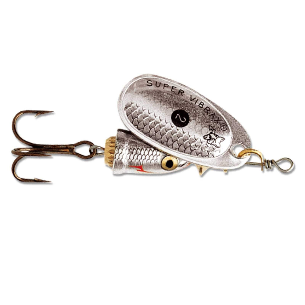 Rapala Classic Vibrax in water demonstrates fluttering blade action