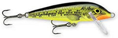 Rapala Countdown 01 Fire Minnow lure in silver finish, designed for precise depth control.