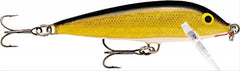 Rapala Countdown 1/8 oz gold lure for precise depth control and steady swimming.