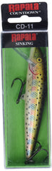 Rapala Countdown 11 custom swimming action creates a slow-rolling motion to attract strikes.