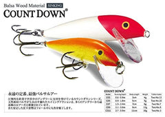 Rapala Countdown brown trout lure side view shows depth-control capability during retrieves.