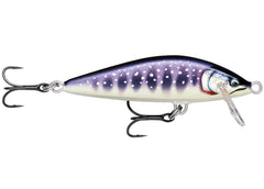 Rapala Countdown Elite 55 Gilded Iwana body shows realistic minnow profile for enticing bites.