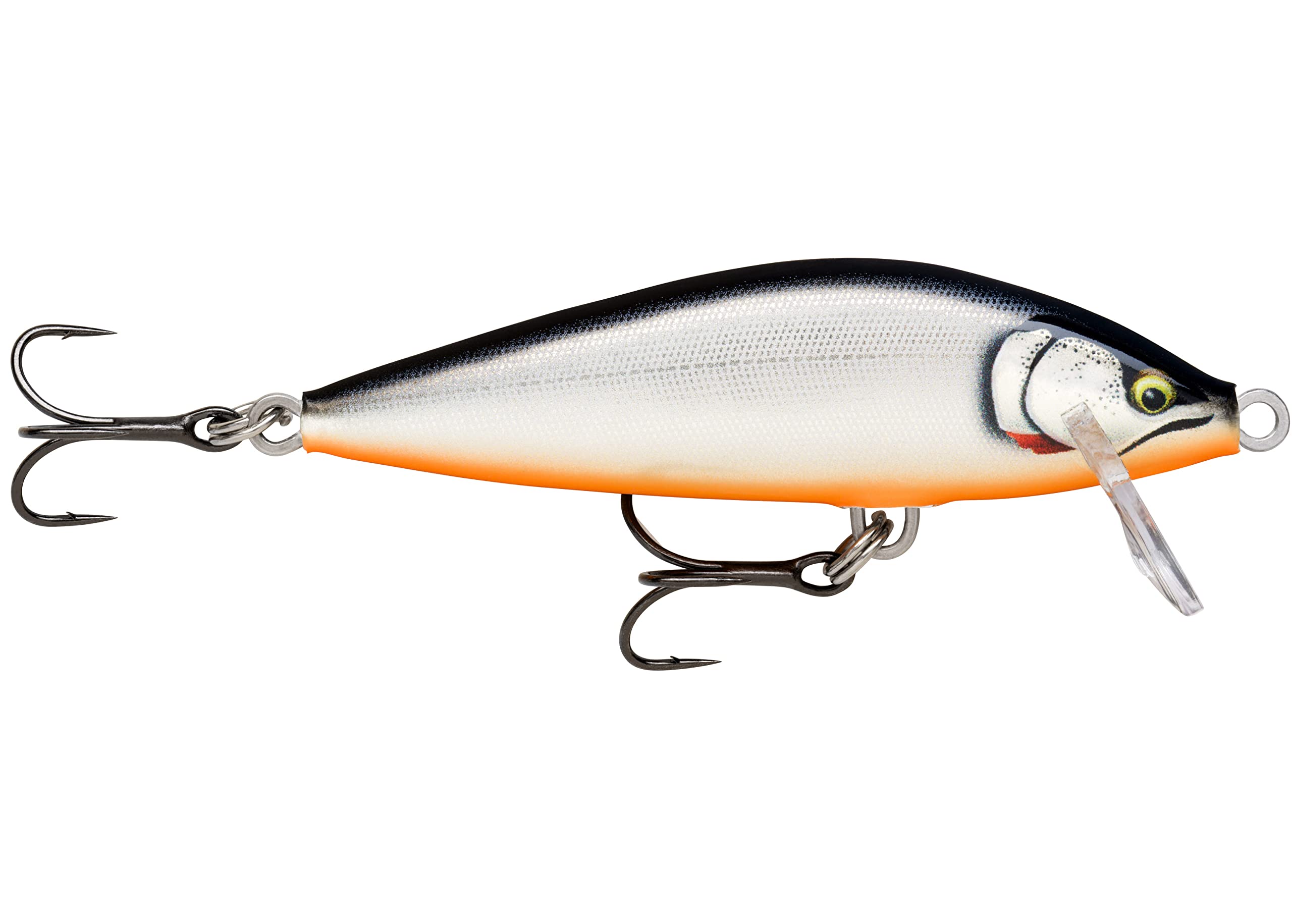 Rapala Countdown Elite 55 Gilded Silver Shad front view with lifelike minnow profile