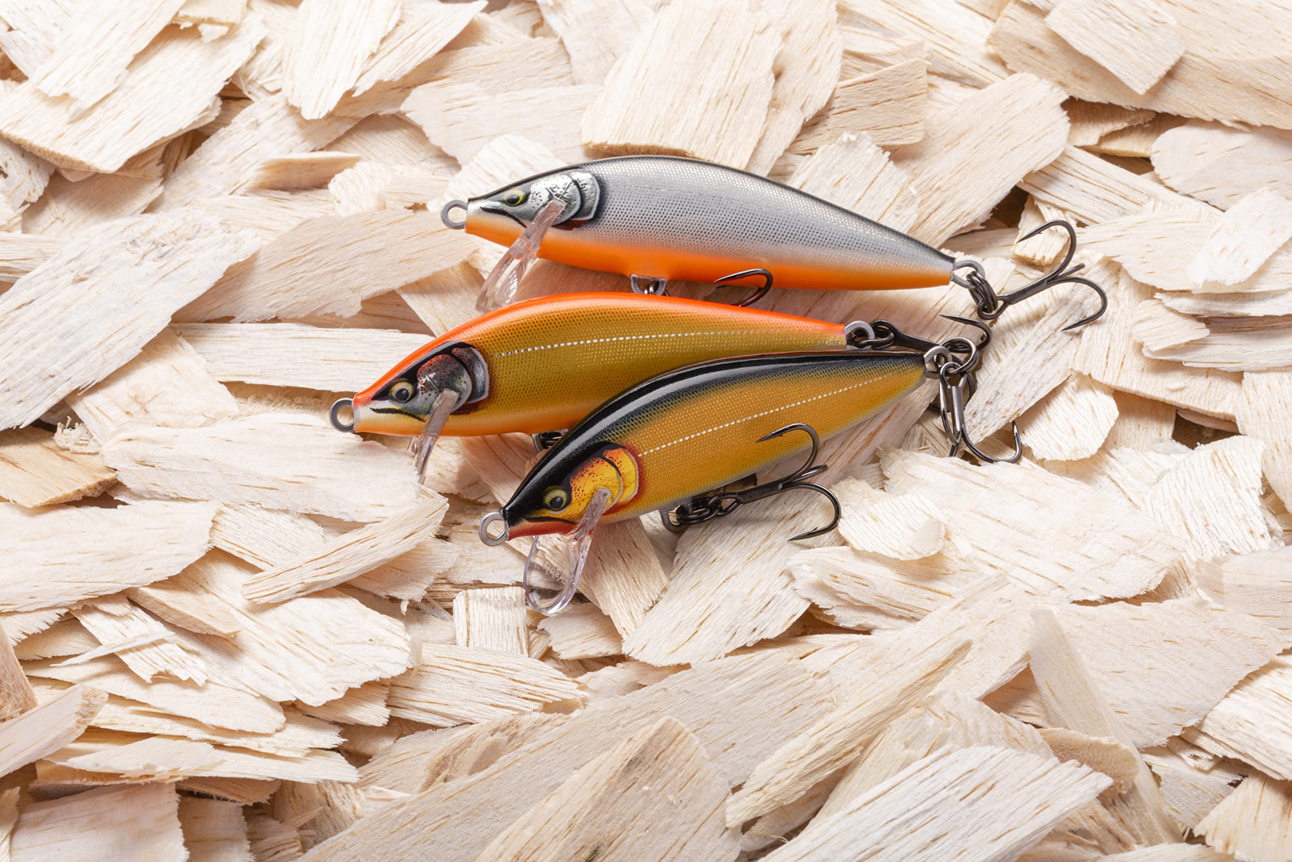 Rapala Countdown Elite 55 Gilded Silver Shad in-water portrait for display