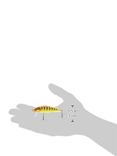 Rapala Countdown Elite 75 Gilded Hot Tiger lure, side view, targets trout and bass with depth control.
