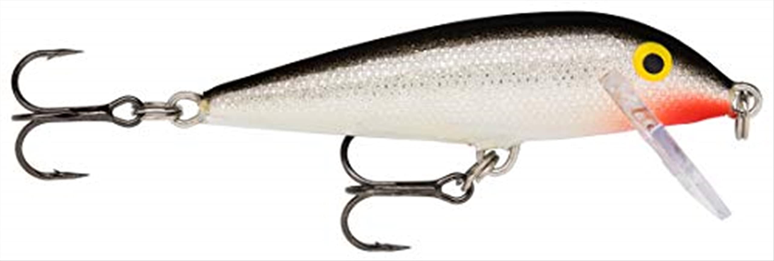 Rapala Countdown lure in silver fathead minnow pattern, ideal for targeting 9-13 ft depths.