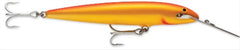 Rapala Countdown Magnum 14, Gold Fluorescent Red lure for controlled depth saltwater casting