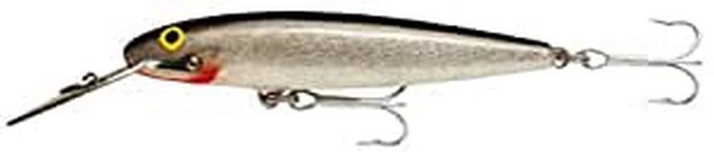 Rapala Countdown Magnum 18 Silver lure front view, built for saltwater durability and controlled dives.