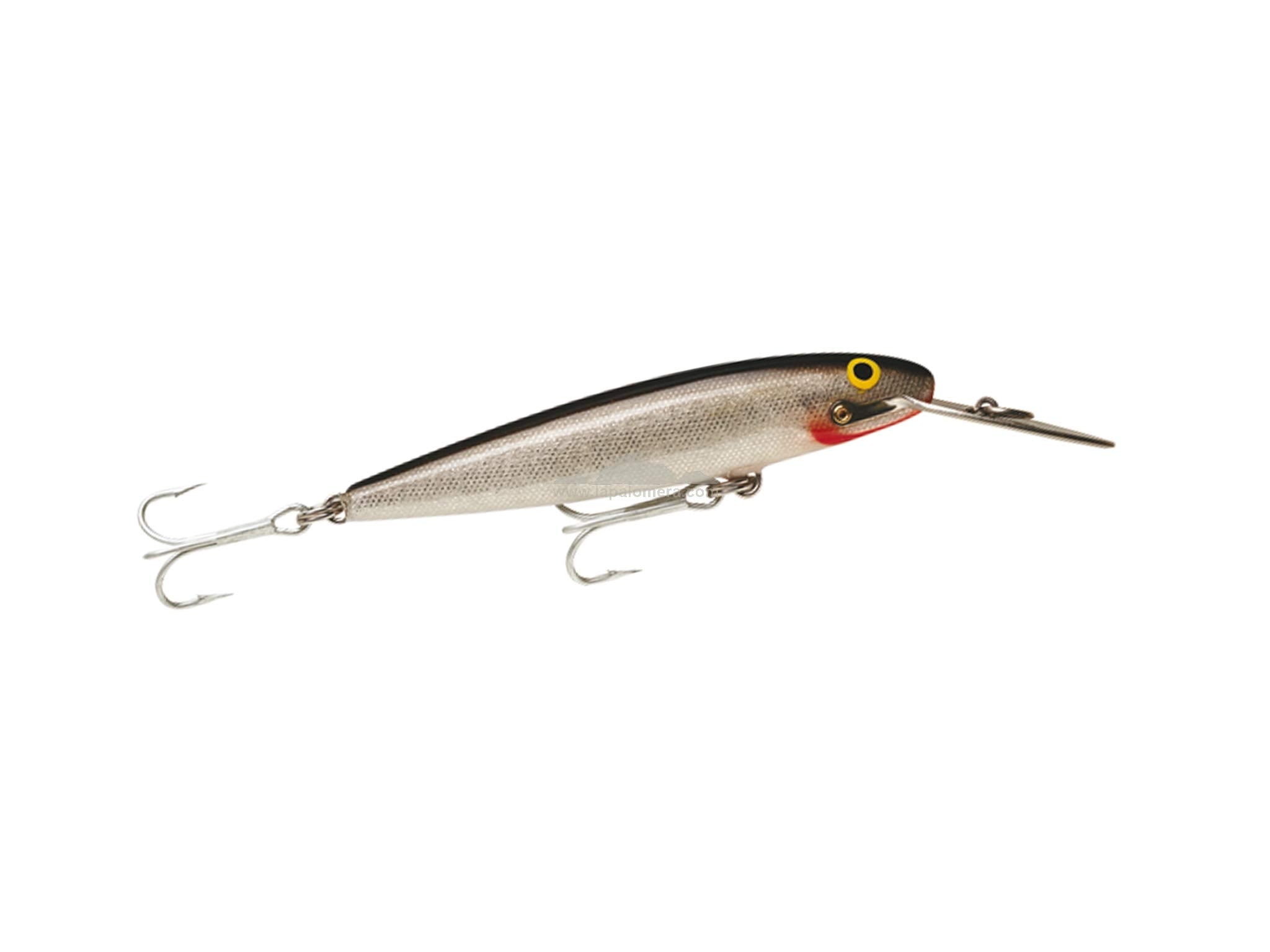 Rapala Countdown Magnum 18 Silver lure side profile, tuned for precise depth control in saltwater.