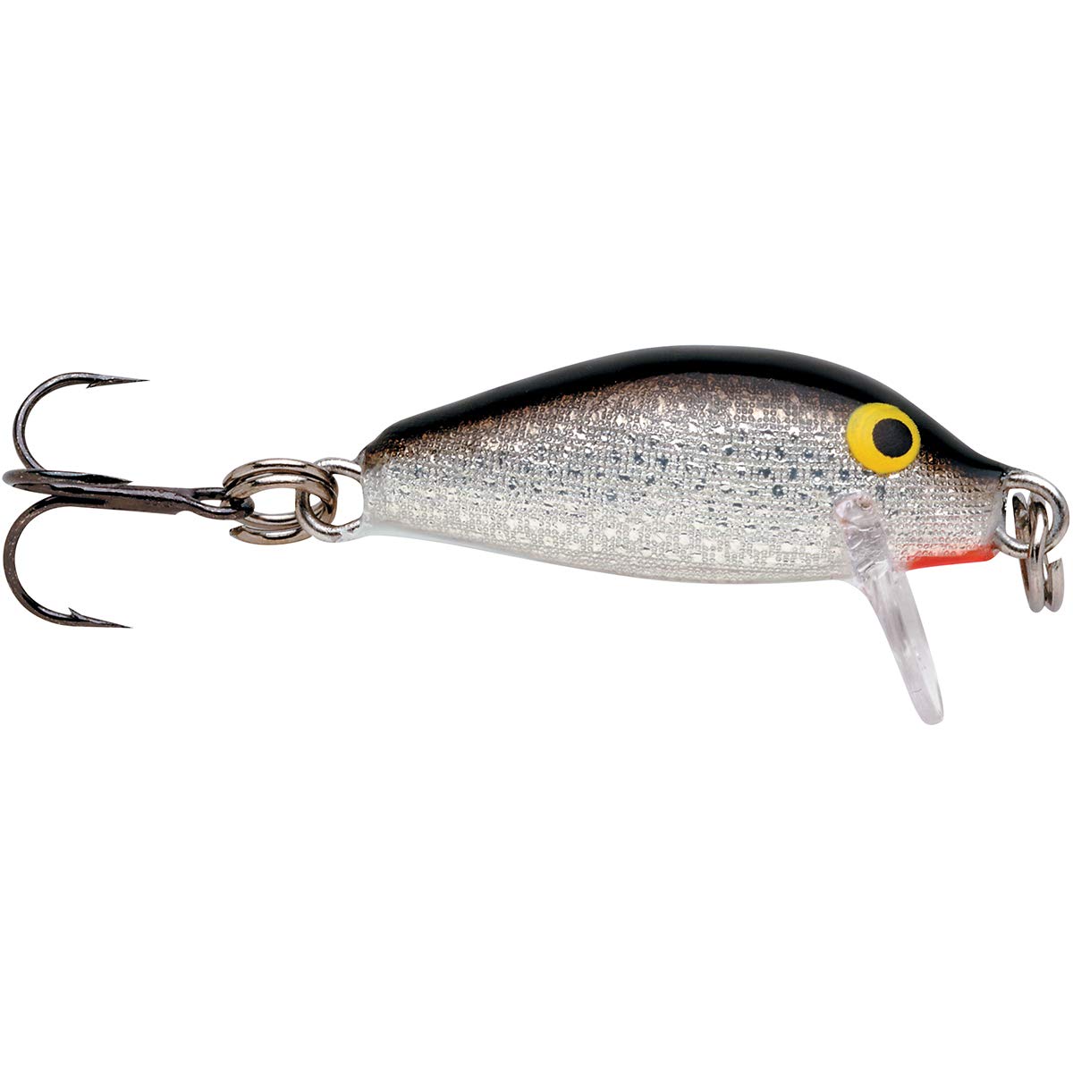Rapala Count Down Minnow 1in Silver lure for precise depth targeting in trout fishing.