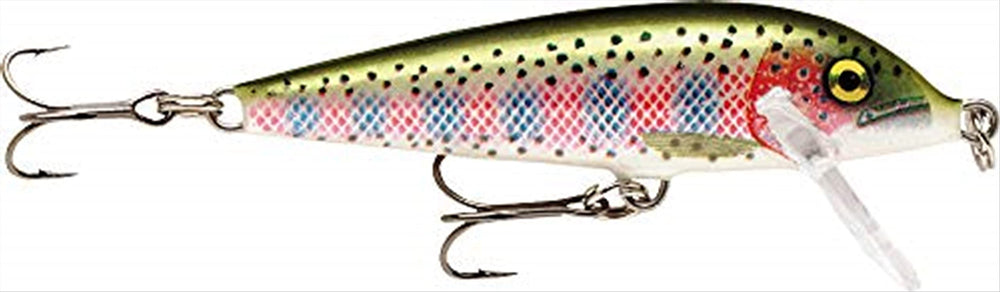 Rapala Countdown rainbow trout lure demonstrates controlled depth for suspended fish
