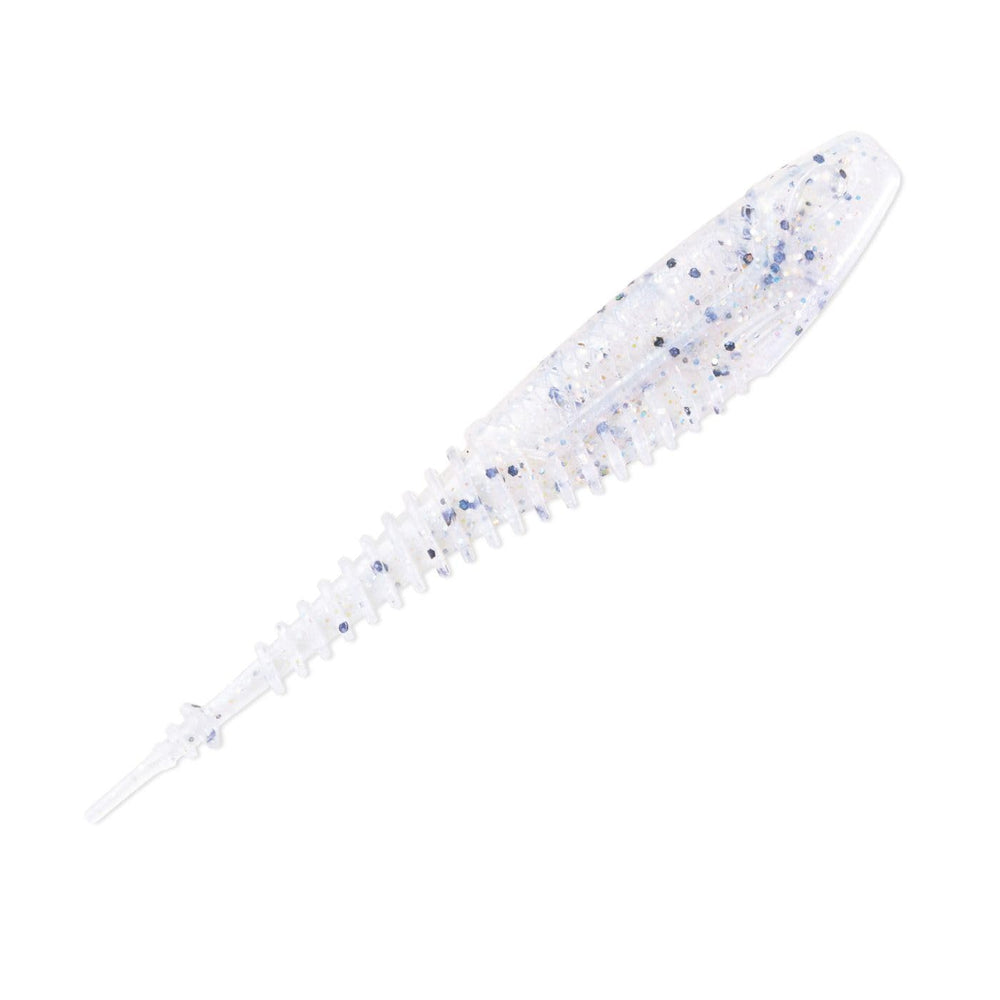 Rapala CrushCity Freeloader swimbait in blue pearl holographic for lifelike action to entice bass and walleye