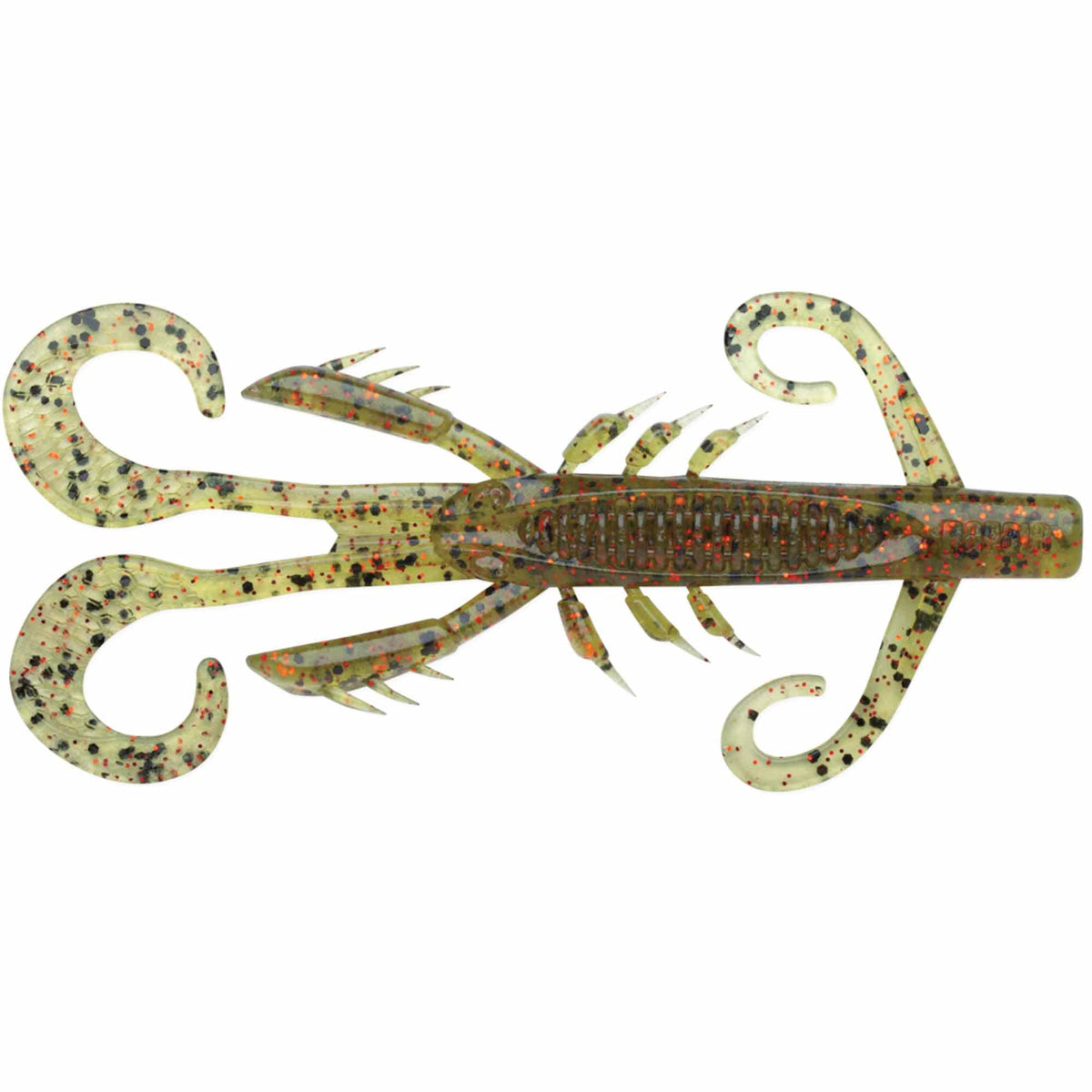 Rapala CrushCity Hedgehog 4-inch bait in watermelon red for finesse rigs.