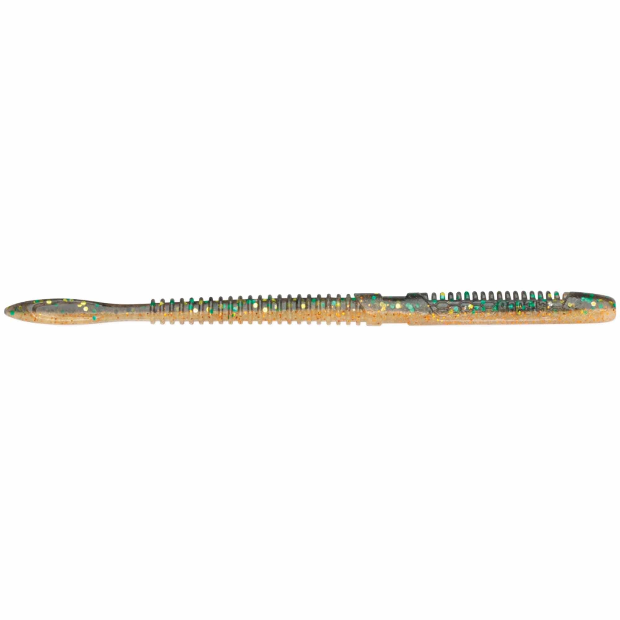 Rapala CrushCity Janitor soft plastic stick worm in perch color for finesse Ned rigs.