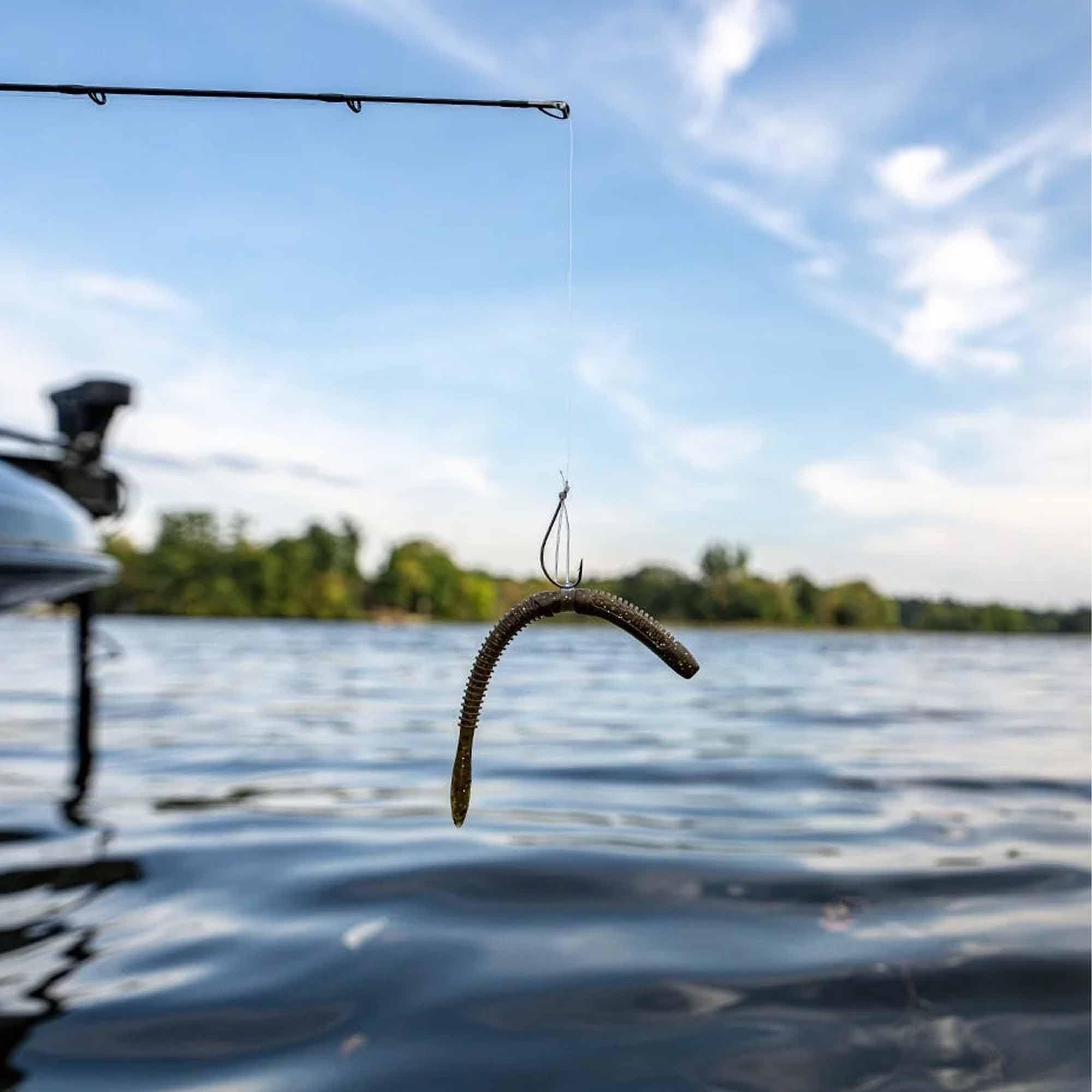 Rapala CrushCity Janitor Worm bass bite-ready for lakes, rivers, and ponds