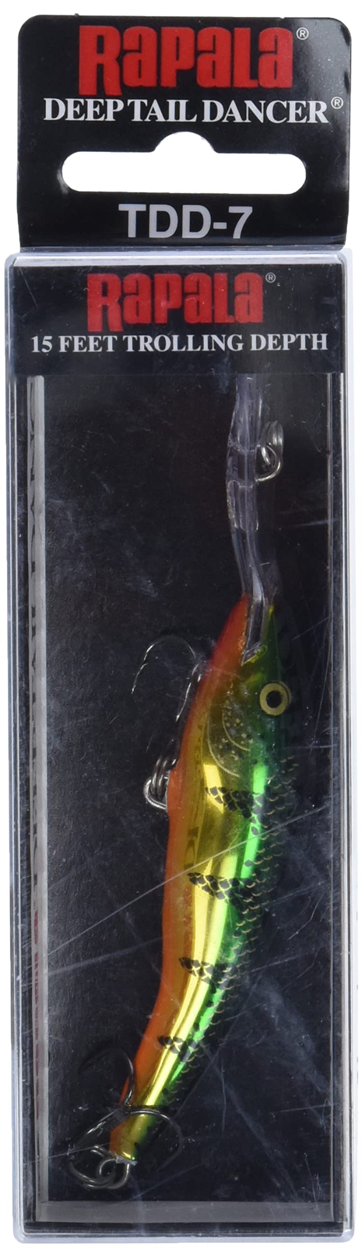 Rapala Deep Tail Dancer 07 internal rattle attracts bites softly
