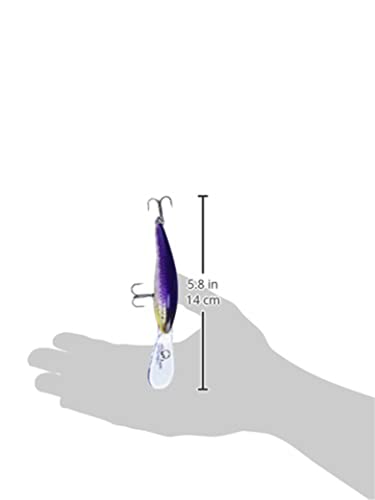 Rapala Deep Tail Dancer 07 Purpledescent VMC hooks for sharp, secure hookups