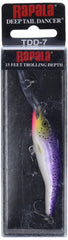 Rapala Deep Tail Dancer 07 Purpledescent wide tail creates pronounced movement