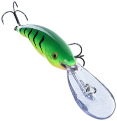 Rapala Deep Tail Dancer 11 lure demonstrates wide tail swimming action to attract predators.