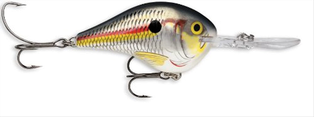 Rapala Dives-To 10 Shad crankbait with fast dive action for long casts and bass fishing.