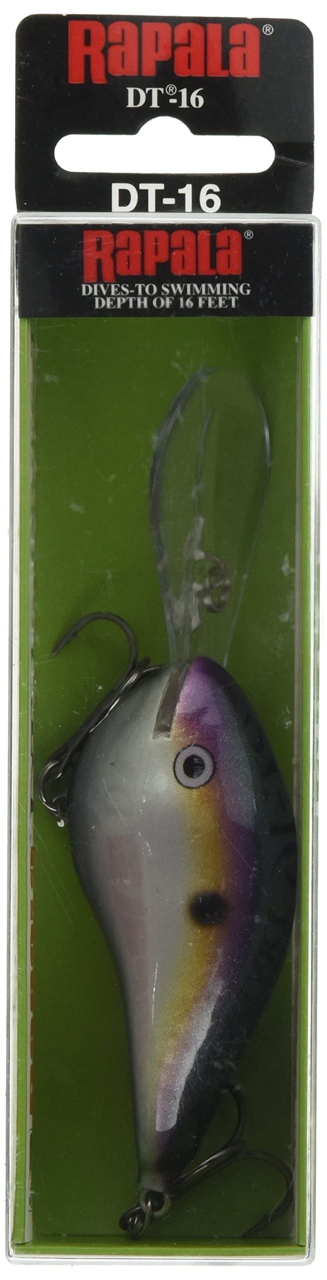 Rapala Dives-To Crankbait in Big Shad diving action for deep-water bass fishing