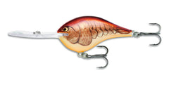 Rapala Dives-To Mule crankbait showing body length for precise casting and depth control