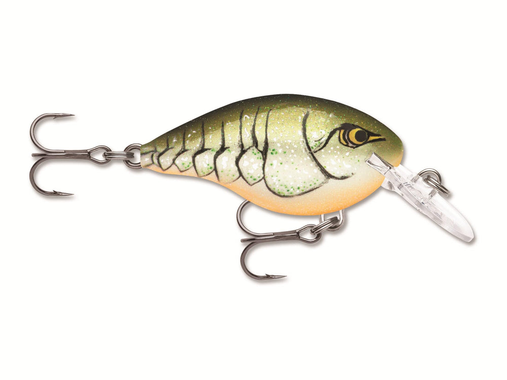 Rapala Dives-To Crankbait Rootbeer Crawdad showing lifelike action for depth control