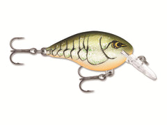 Rapala Dives-To Crankbait Rootbeer Crawdad showing lifelike action for depth control