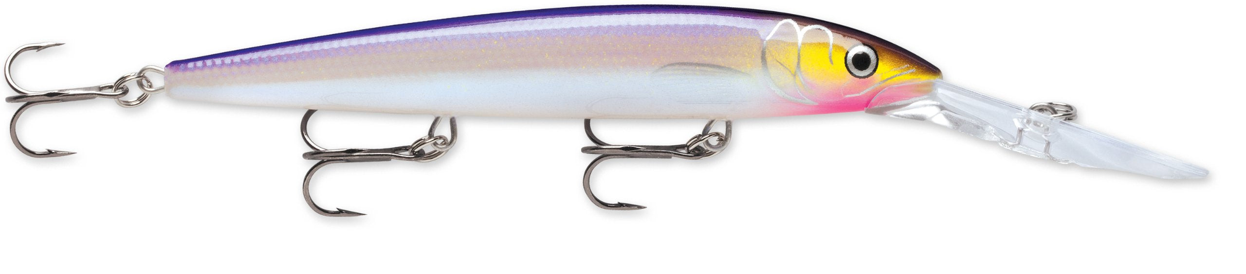 Rapala Down Deep Husky Jerk 12 Purpledescent lure for deep-water trolling and long casts.