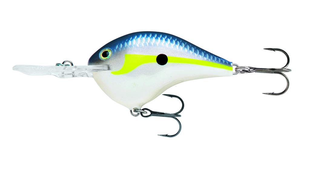 Rapala Dives-To 10 with quick-dive resting position for depth control and strike-zone stability.
