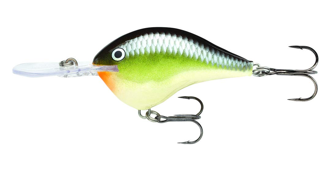Rapala Dives-To 06 Smash with muted colors for stealthy bass presentation in clear water.