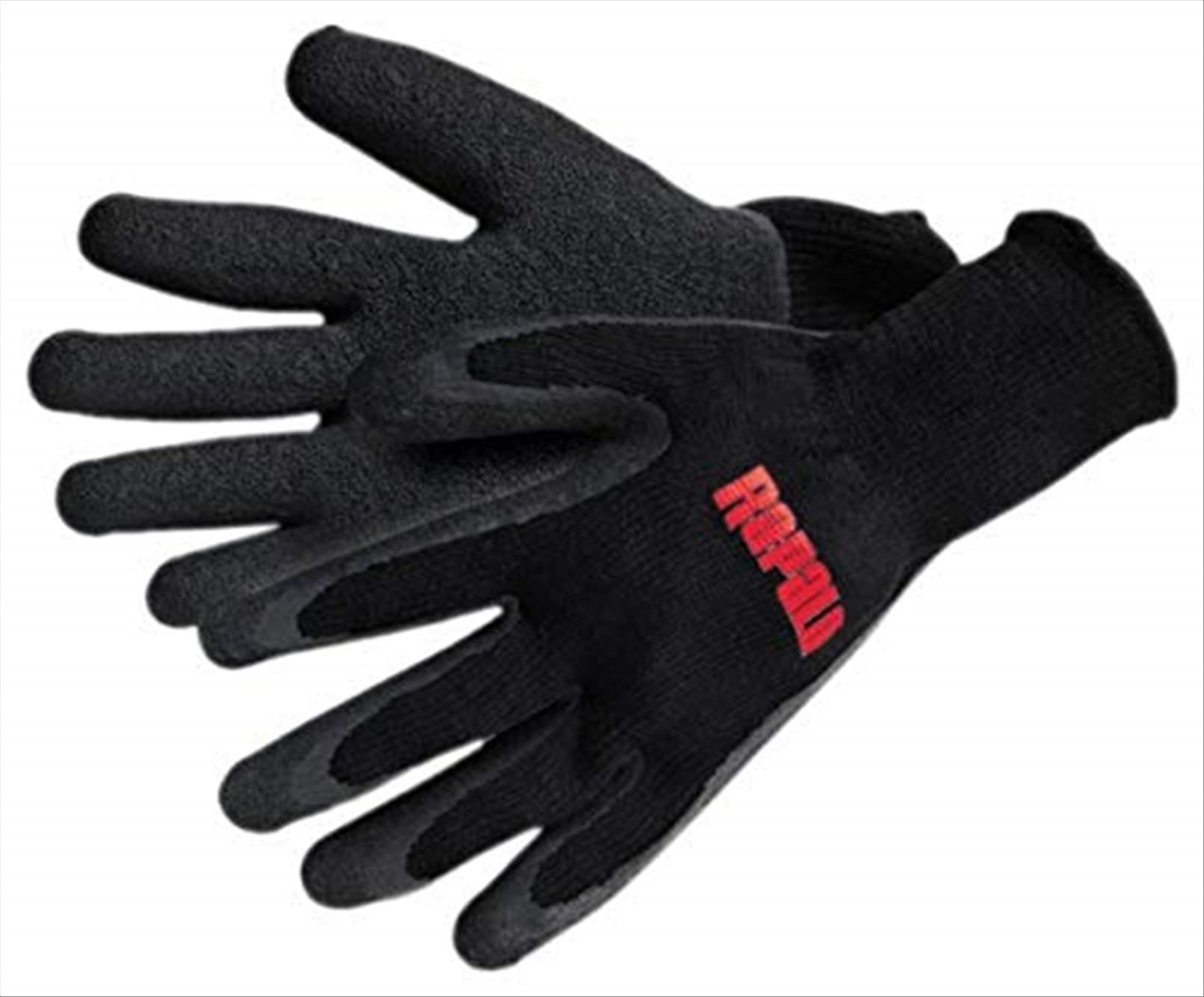 Rapala Fisherman's Gloves with non-slip grip and durable latex coating for safe fish handling
