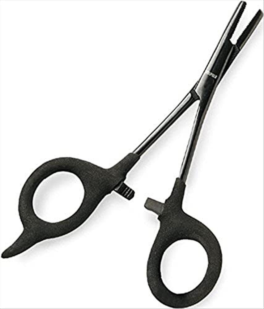 Rapala Fishing Forceps 7 1/2 inch with built-in scissors for easy line trimming.