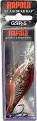 Rapala Glass Shad Rap 05 Glass Brown Crawdad lure showcasing natural color adaptation in sun and shade