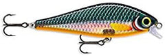 Rapala HLW SSDR16 front view with Halloween color, attracting bass.