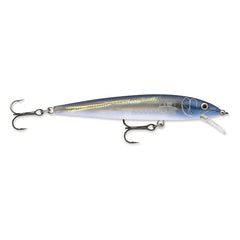 Rapala Husky Jerk 10 Helsinki Ghost lure gliding underwater to attract gamefish.
