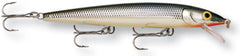 Rapala Husky Jerk 14 Silver lure for long casts and straight retrieves.