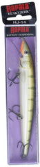 Rapala Husky Jerk 14 Yellow Perch, balance-enhanced design aids long casts.