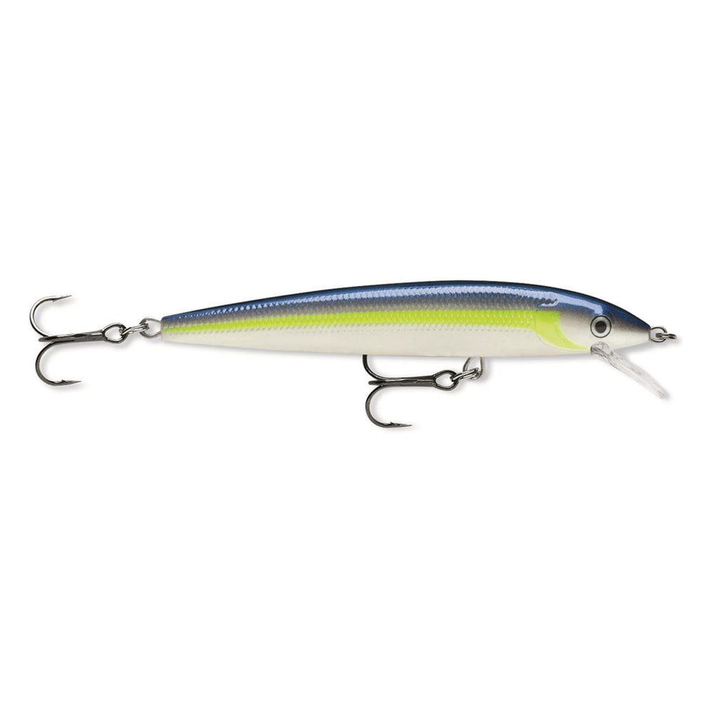 Rapala Husky Jerk 8 metallic finish pattern adds flash.