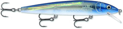 Rapala Husky Jerk Helsinki Ghost lure for bass, walleye, and pike with twitch-pause action.