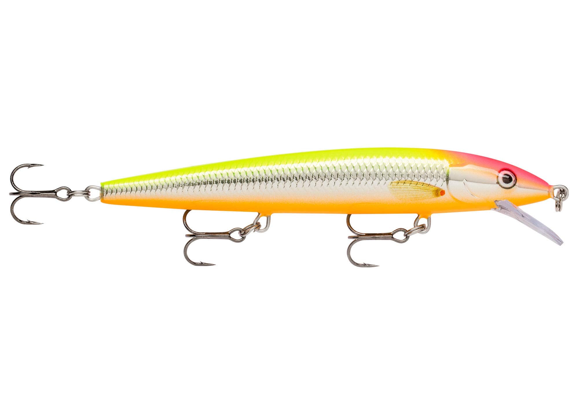 Rapala Husky Jerk HJ14-CLS silver lure for mid-depth freshwater retrieves.