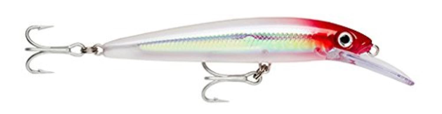 Rapala Husky Magnum 15 Red Head hook close-up for improved visibility.