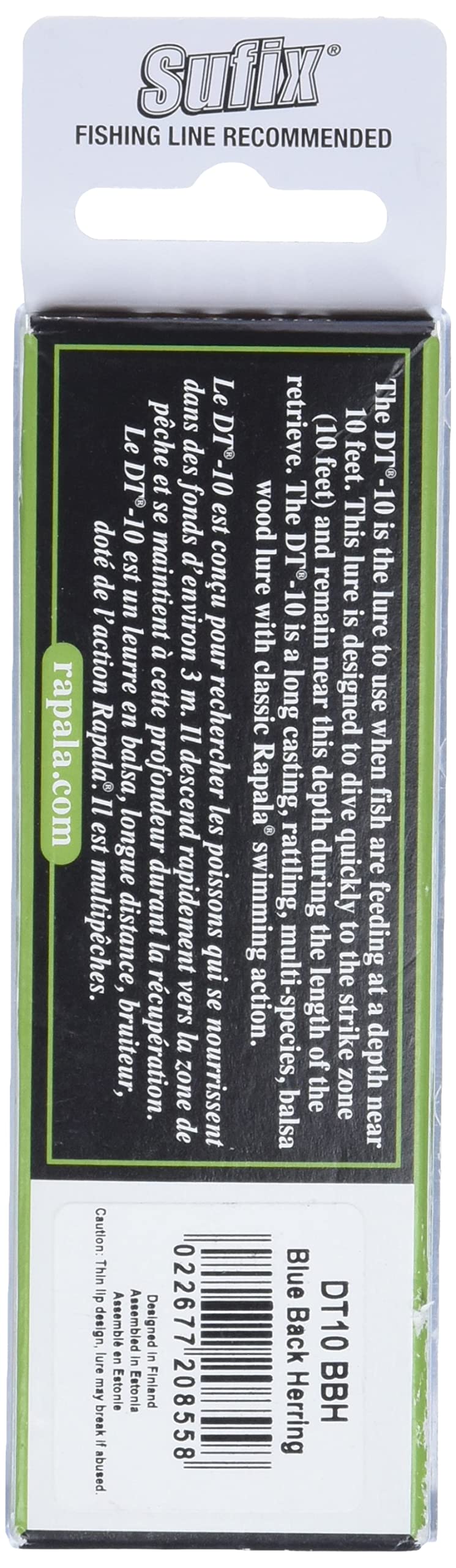 Rapala Ike's Custom Ink DT10 runs to 10 ft for mid-depth structure