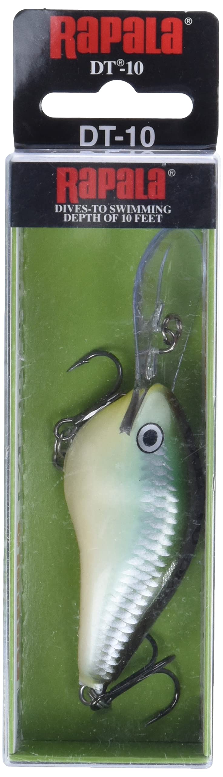 Rapala Ike's Custom Ink DT10 glitter adds depth and attraction during retrieves